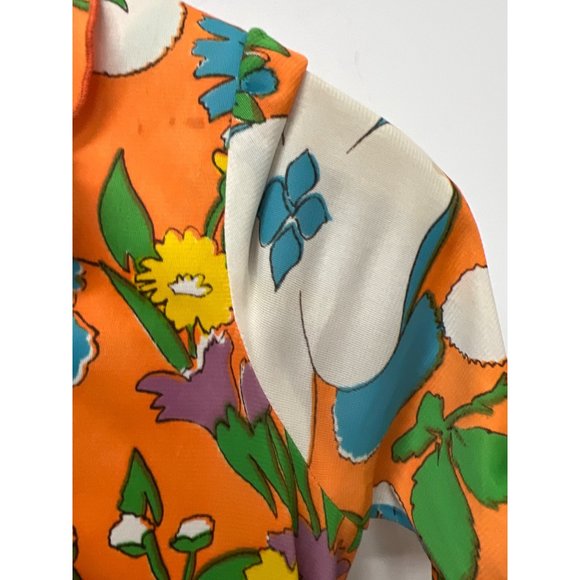 Vintage 70s Authentic Flower Child Maxi Dress - Picture 10 of 15